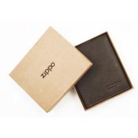 Zippo Leather Vertical Wallet - Mocha